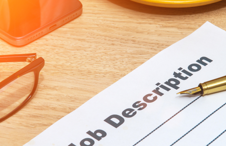 Photo article de blog fiche de poste Impactup